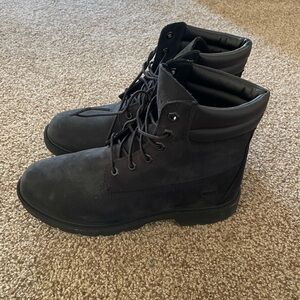 Women’s black Timberlands